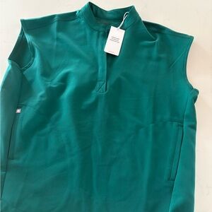 Figs Women’s Hunter Green Rafaela Three-Pocket Scrub Top